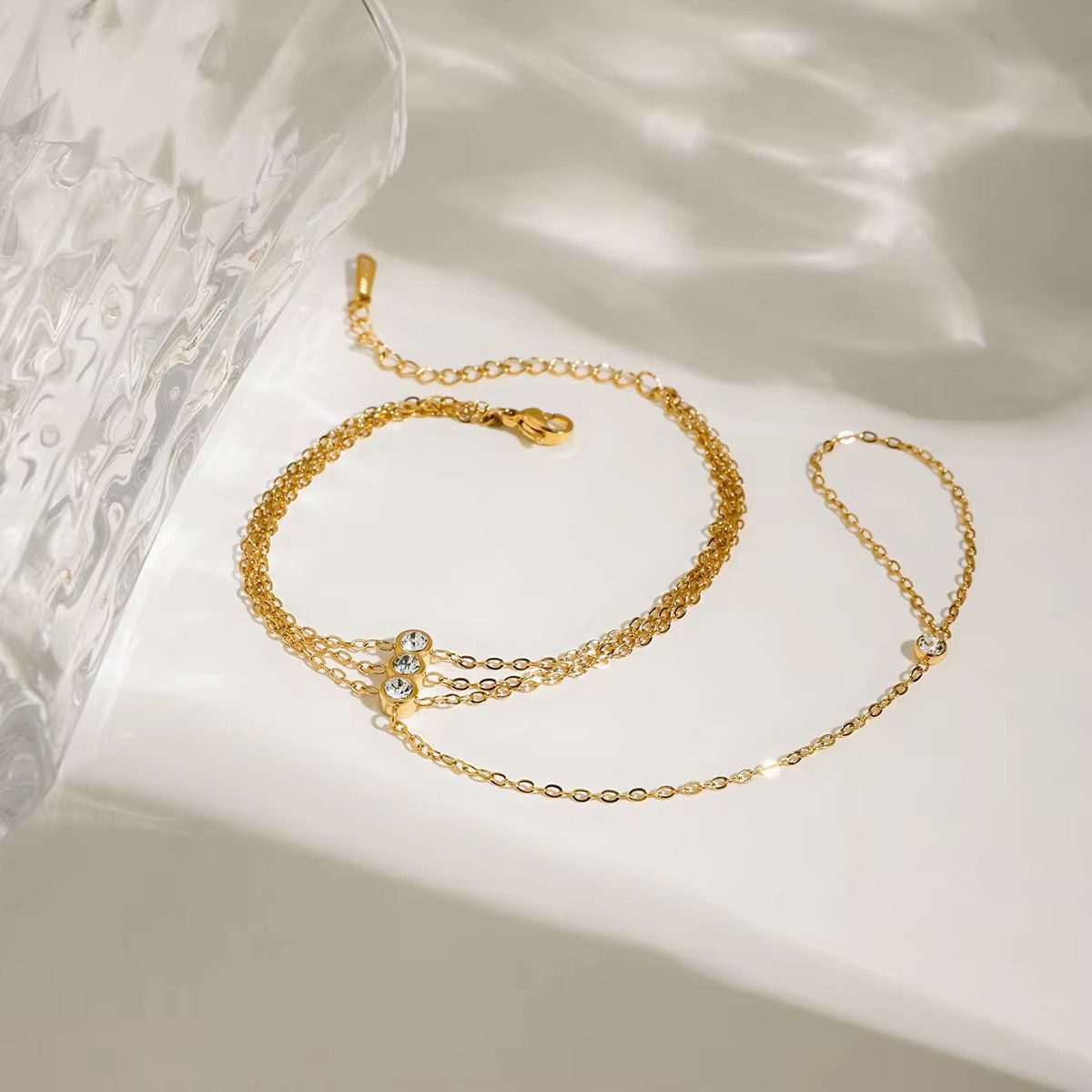 Chaîne de Main Élégance Dorée