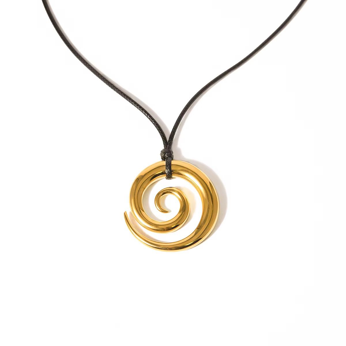 Collier Spirale Dorée