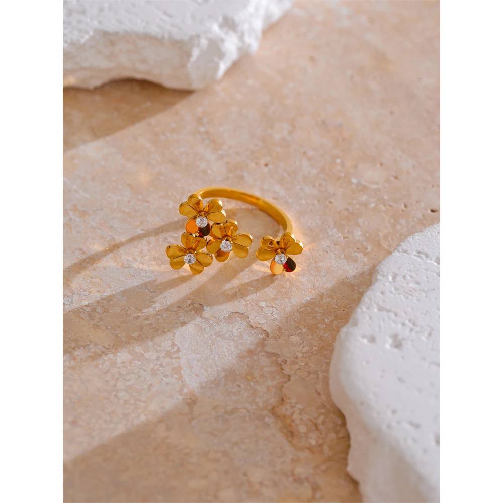 Bague Shiny Flower