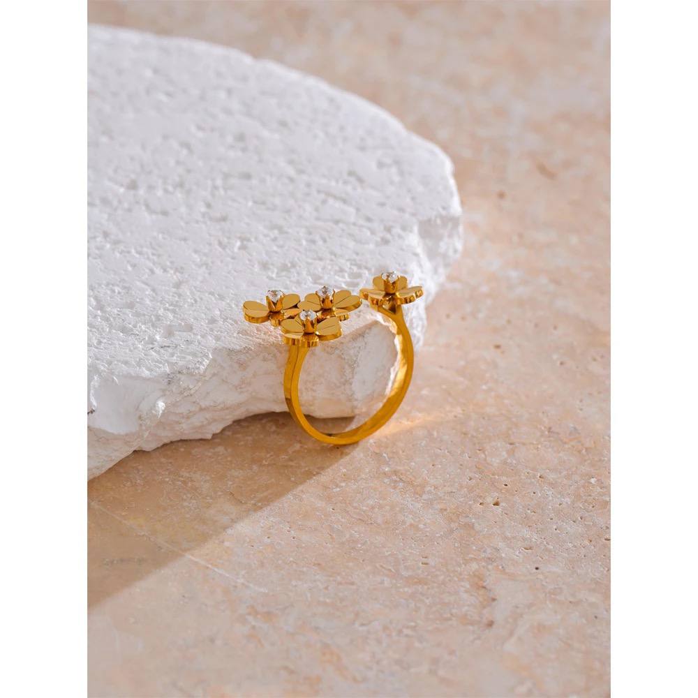Bague Shiny Flower